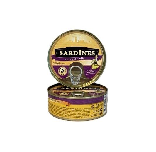 Sardīnes apceptas eļļā